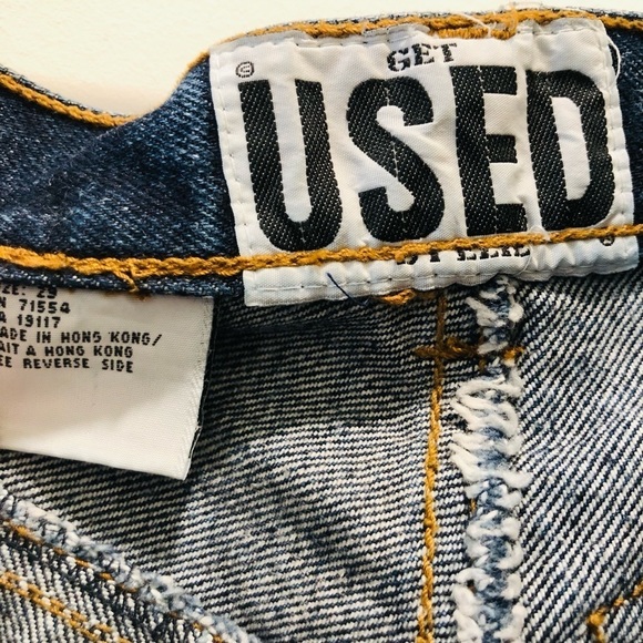 SOLD-VINTAGE Get Used By Elie Jeans Streetwear 90s RARE - Picture 6 of 6